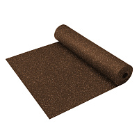 рулонное покрытие из резиновой крошки, 1000х6000 мм, коричневое